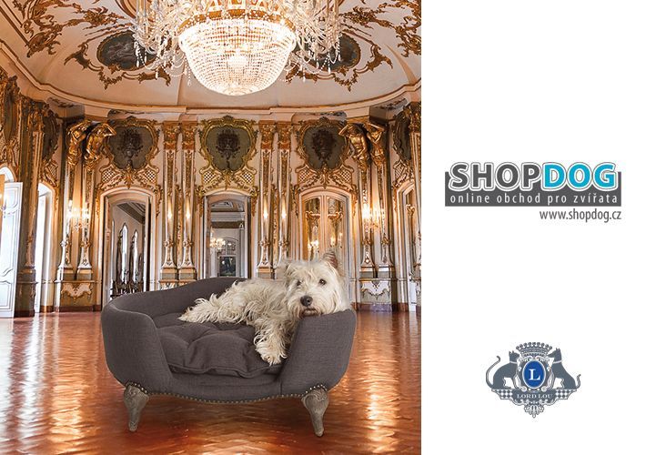 luxusn postele pre psov znaky LORD LOU, kolekcia Antoinette - www.shopdog.sk - KRAFT Servis s.r.o.