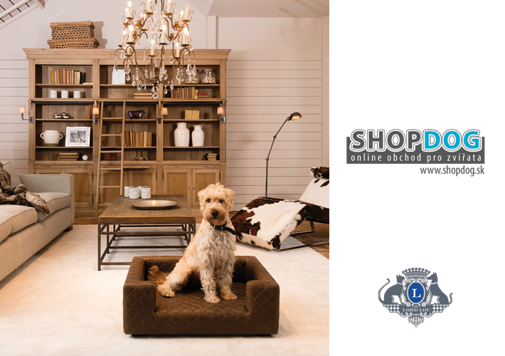 luxusn postele pre psov znaky LORD LOU, kolekcia Edoardo - www.shopdog.sk - KRAFT Servis s.r.o.