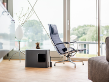 toaleta pre ma�ky Hoopo siv� - pohlad 2 - www.shopdog.sk