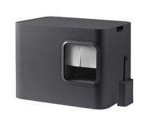 toaleta pre ma�ky Hoopo siv� - pohlad 4 - www.shopdog.sk