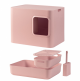 toaleta pre ma�ky Hoopo rosa - pohlad 3 - www.shopdog.sk
