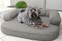 ortopedick pelech, sofa pre psa LOTTE vekos XL grafit 3 - pohlad 1 - www.shopdog.sk