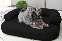 ortopedick pelech, sofa pre psa LOTTE vekos XL ierny 3 - pohlad 1 - www.shopdog.sk