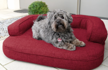 ortopedick pelech, sofa pre psa LOTTE vekos XL bordo 3 - pohlad 1 - www.shopdog.sk