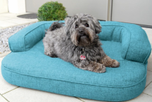 ortopedick pelech, sofa pre psa LOTTE vekos XL tyrkys 3 - pohlad 1 - www.shopdog.sk