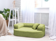 ortopedický pelech, sofa pre psa LOTTE veľkosť XL zelený 3