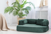 ortopedick� sofa pre psa Sharleen petrolejov� ve�kos� L - pohlad 2 - www.shopdog.sk