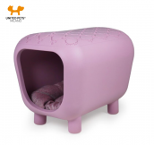 dizajnov� lavica s integrovanou b�dkou pre psa alebo ma�ku Pancuccia 1 - pohlad 4 - www.shopdog.sk