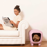 dizajnov� lavica s integrovanou b�dkou pre psa alebo ma�ku Pancuccia 1 - pohlad 5 - www.shopdog.sk